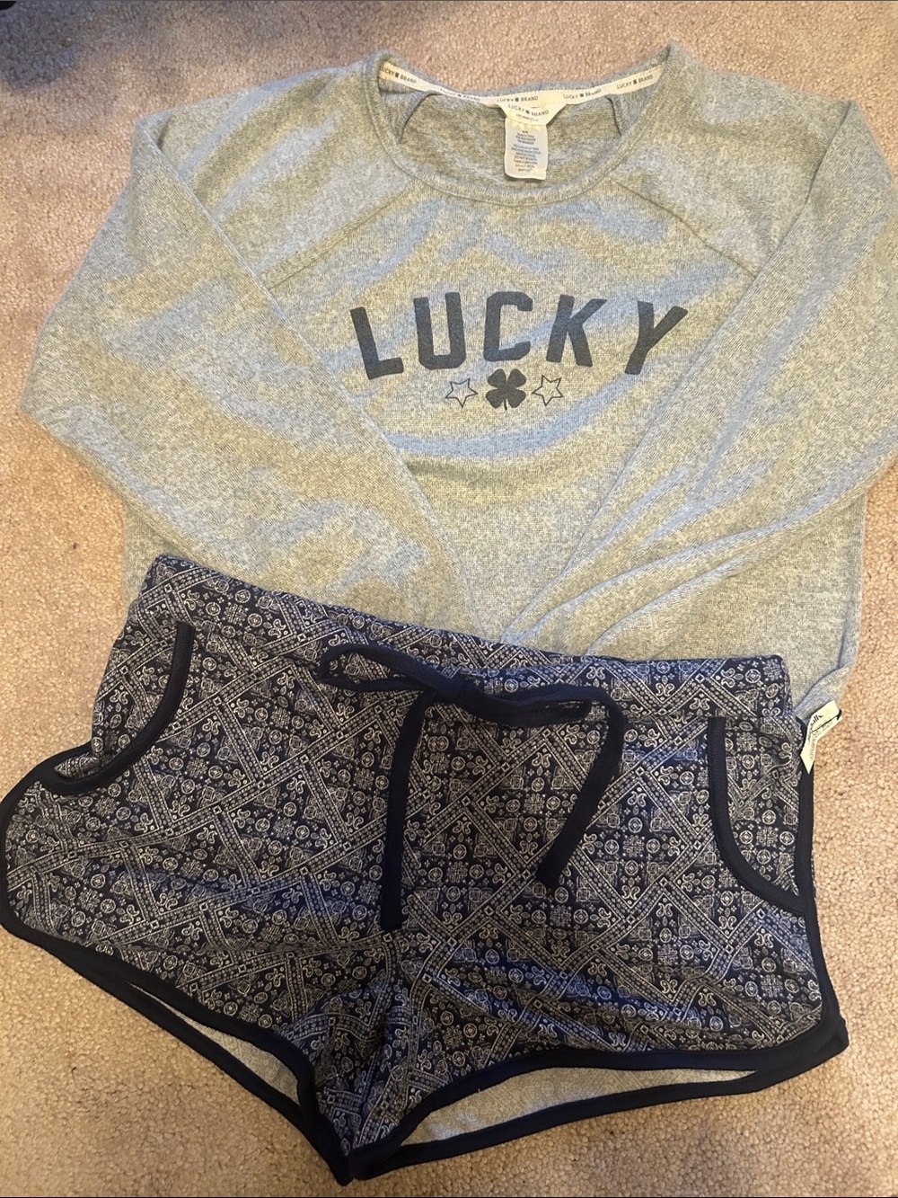 Lucky PJ/Loungewear long sleeve set